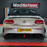 mercedes-benz-c-class-c205-brabus-style-gloss-black-diffuser-with-tips-silver