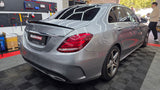 MERCEDES C CLASS W205 AMG STYLE GLOSS BLACK SPOILER