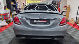 MERCEDES C CLASS W205 AMG STYLE GLOSS BLACK SPOILER