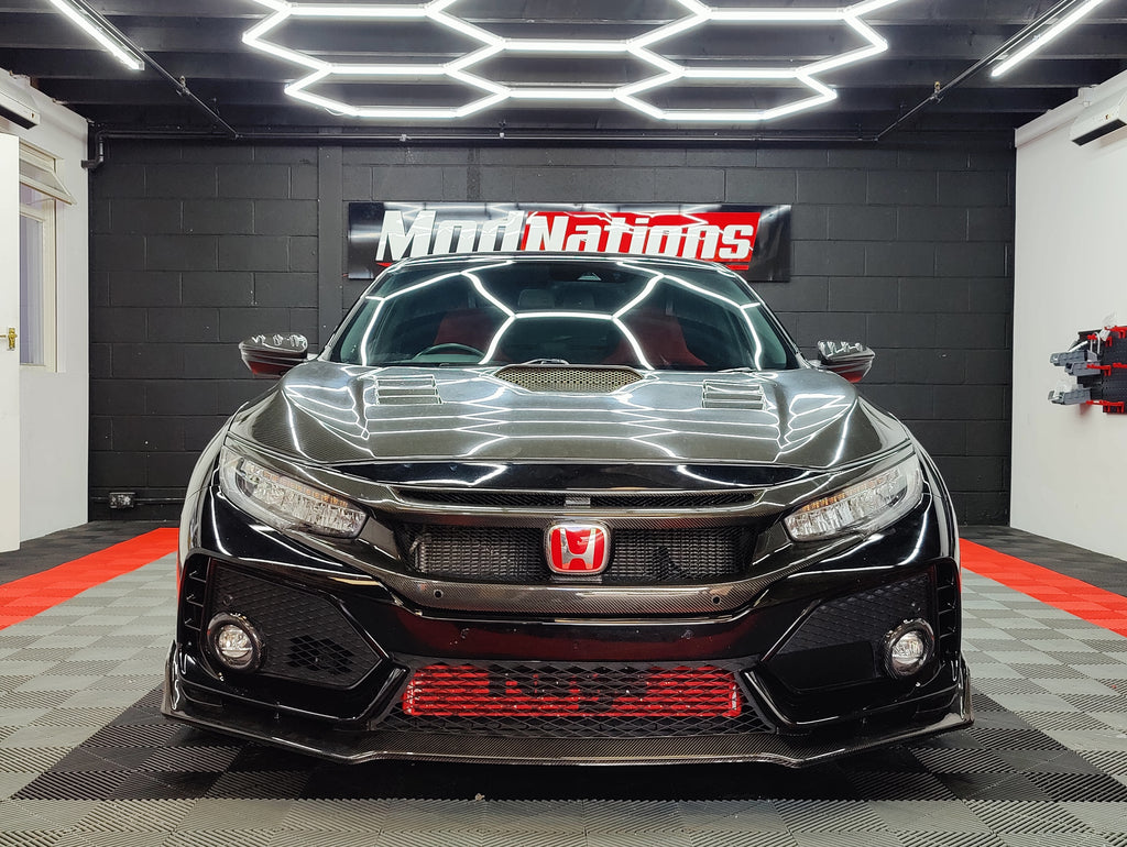 HONDA CIVIC TYPE R FK8 OEM STYLE CARBON FIBRE FRONT LIP – ModNations