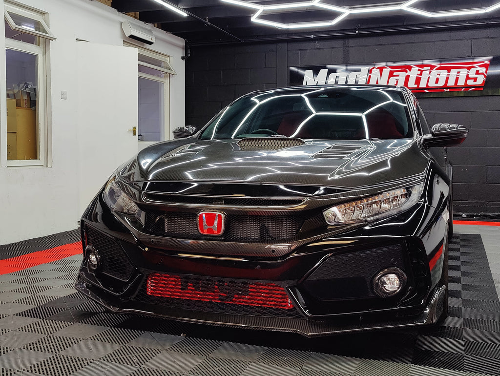 HONDA CIVIC TYPE R FK8 OEM STYLE CARBON FIBRE FRONT LIP – ModNations